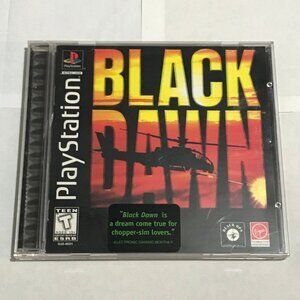 PS1 Black Dawn For PlayStation 1 CIB Complete With Manual